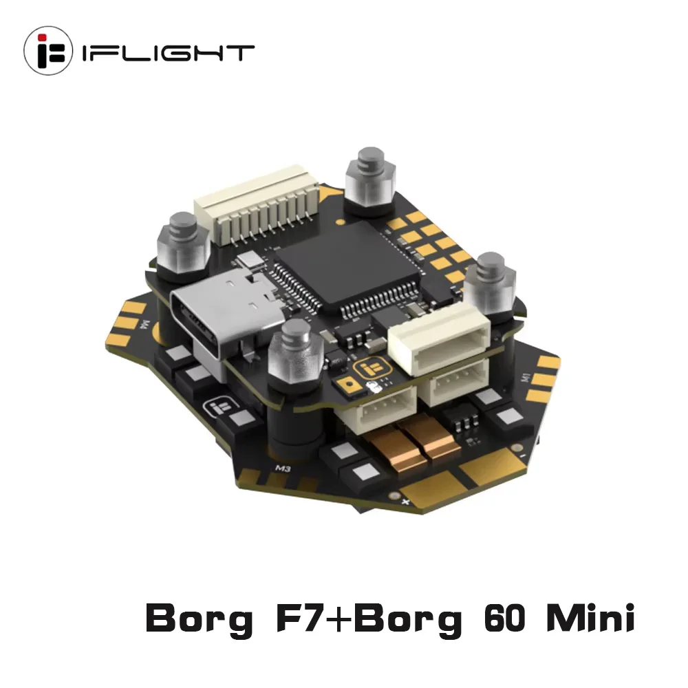 Fpv Flight Controller F7 Stack 60A - iFlight Borg Mini F7 フライトコントローラー、Mini 60A