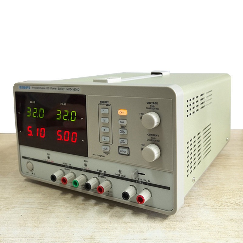 デュアルチャンネルプログラマブルリニアDC電源 MPD-33 - Linear Lab Power Supply Adjustable のレビューと価格