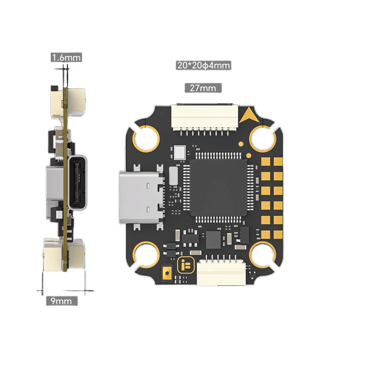 IFlight Borg Mini F7 スタック（Borg - Fpv Flight Controller F7 Stack 60A のレビューと価格