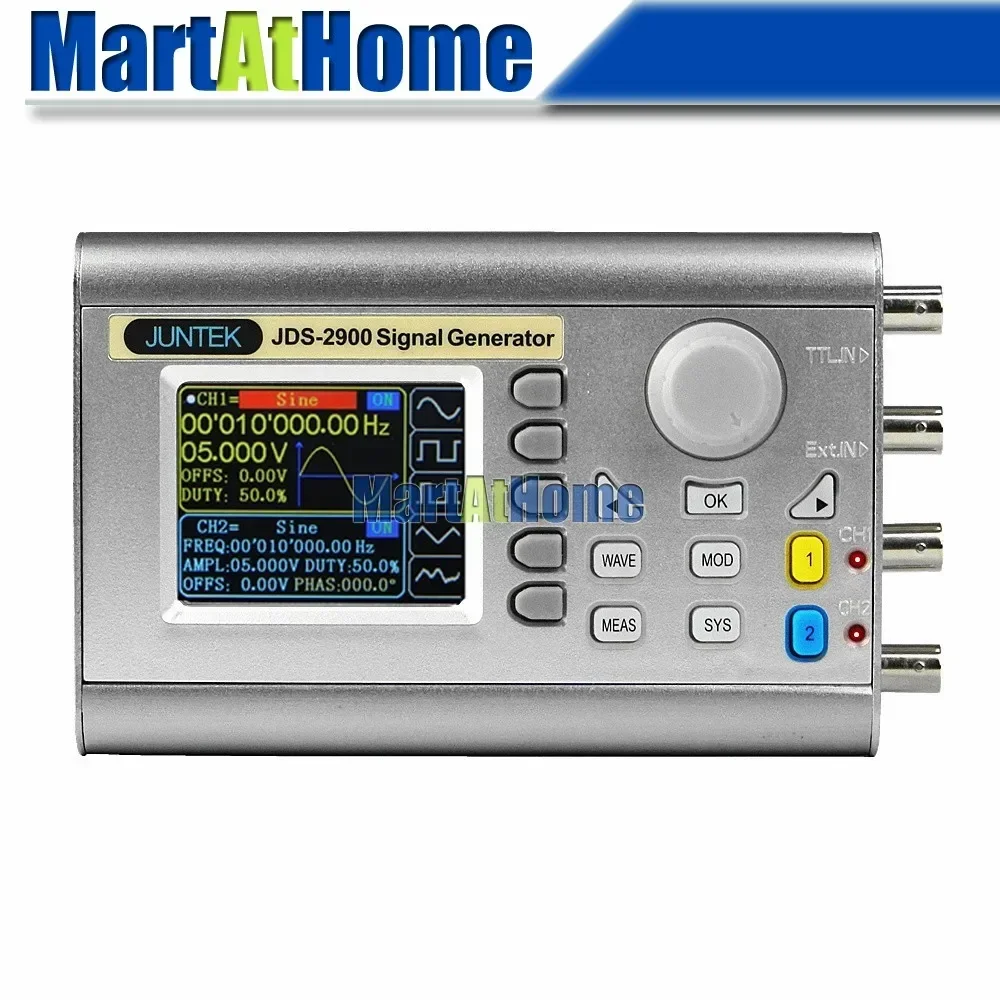 デジタル・デュアルチャンネルDDS信号発生器。任意波形機能搭 - Function Arbitrary Waveform Generator のレビューと価格