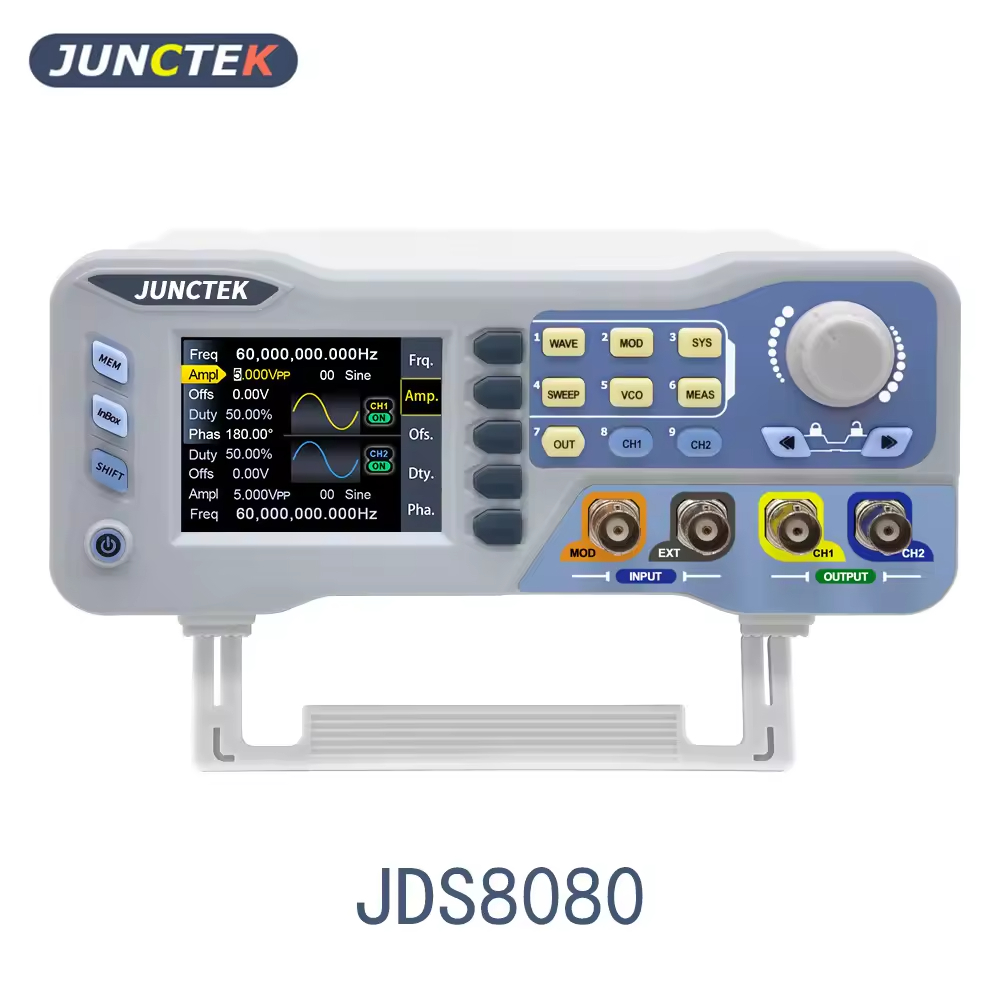 JDS8080 JUNCTEK 80MHzデュアルチャンネル - Function Arbitrary Waveform Generator のレビューと価格