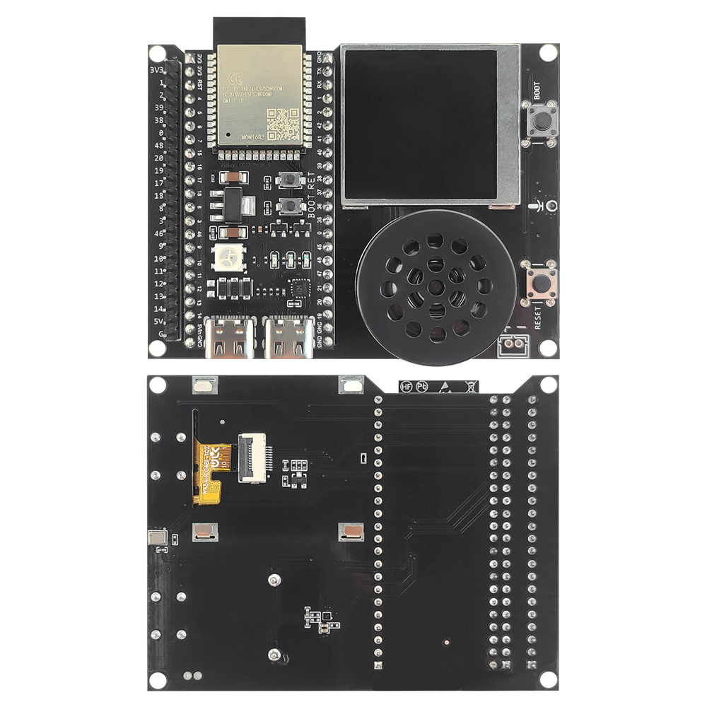 ESP32-S3 N16R8 開発ボード 1.54 インチ  - Esp32 S3 Development Board Lot のレビューと価格